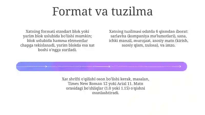 Biznes xatlarini yozish asoslari 4