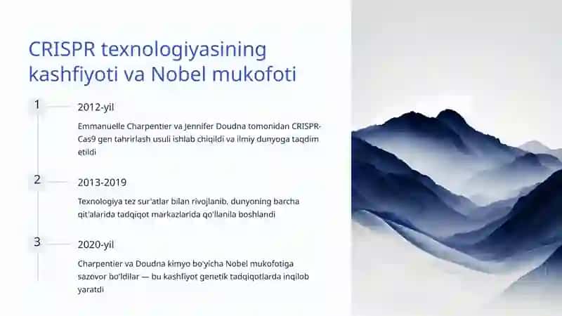 CRISPR Texnologiyasi: Genlarni Tahrirlash Inqilobi 4