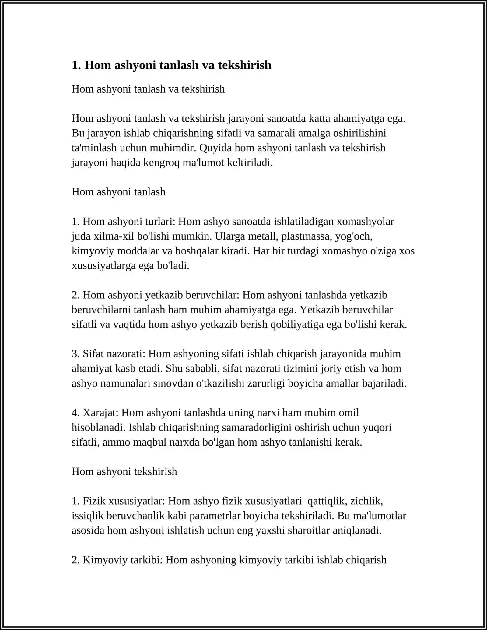 KONSERVA ISHLAB CHIQARISHDA TEXNIK-KIMYOVIY NAZORAT FANI 4