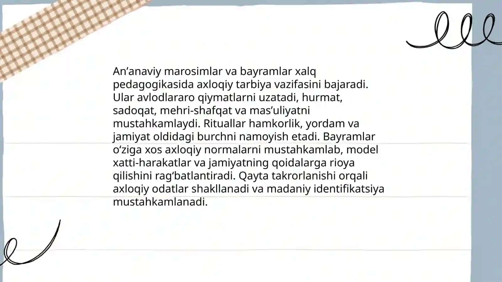 Xalq pedagogikasida tarbiya usullari va ularning o'ziga xos xususiyatlari 4