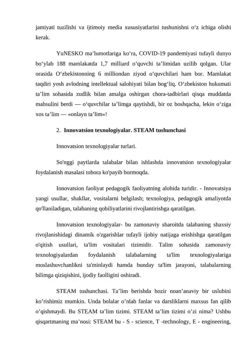 Ta'lim biznesida raqamli innovatsion texnologiyalar 4