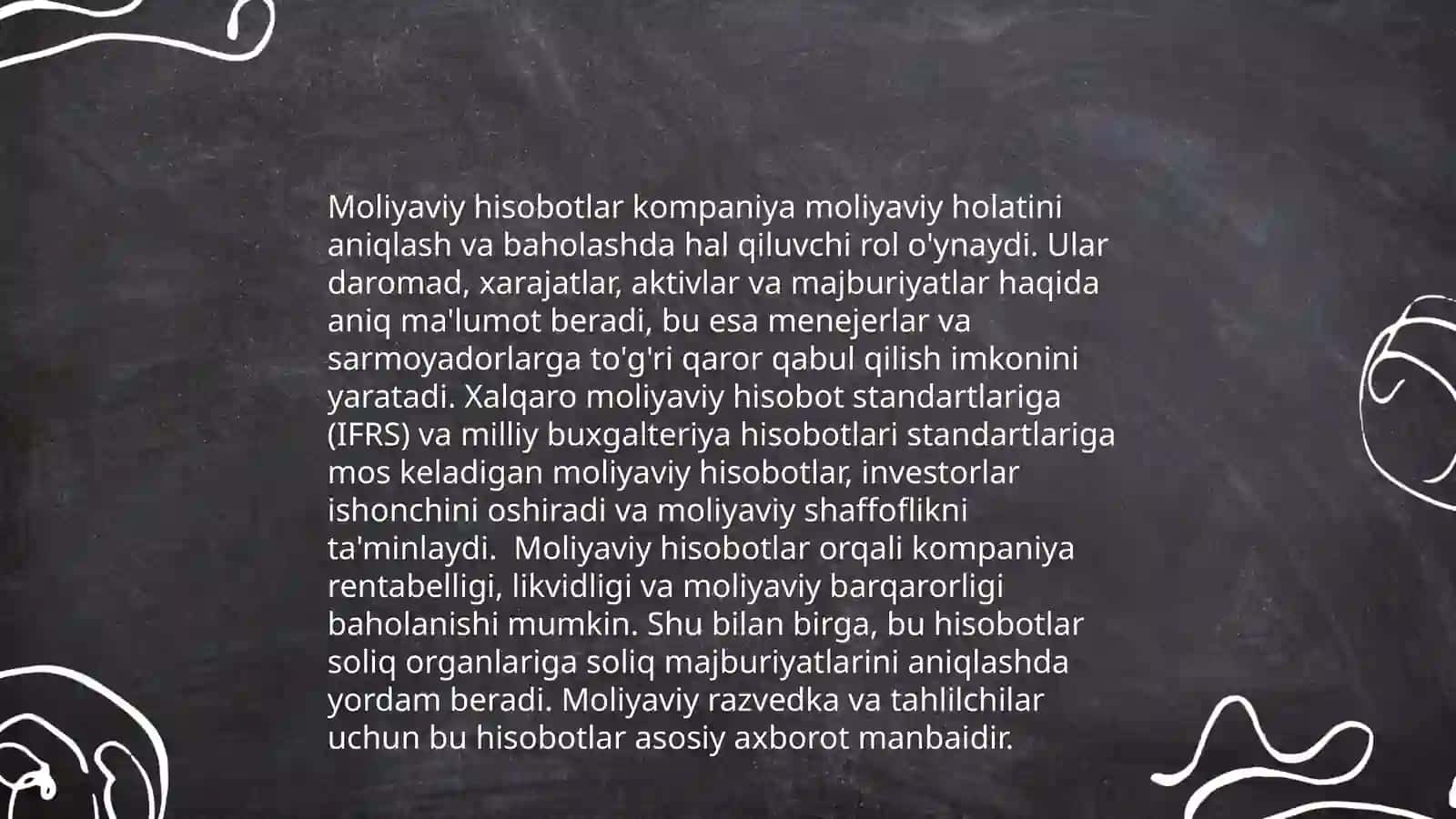 Buxgalteriya hisobotining mohiyati,ahamiyati,tayinlanishi va turlari 4