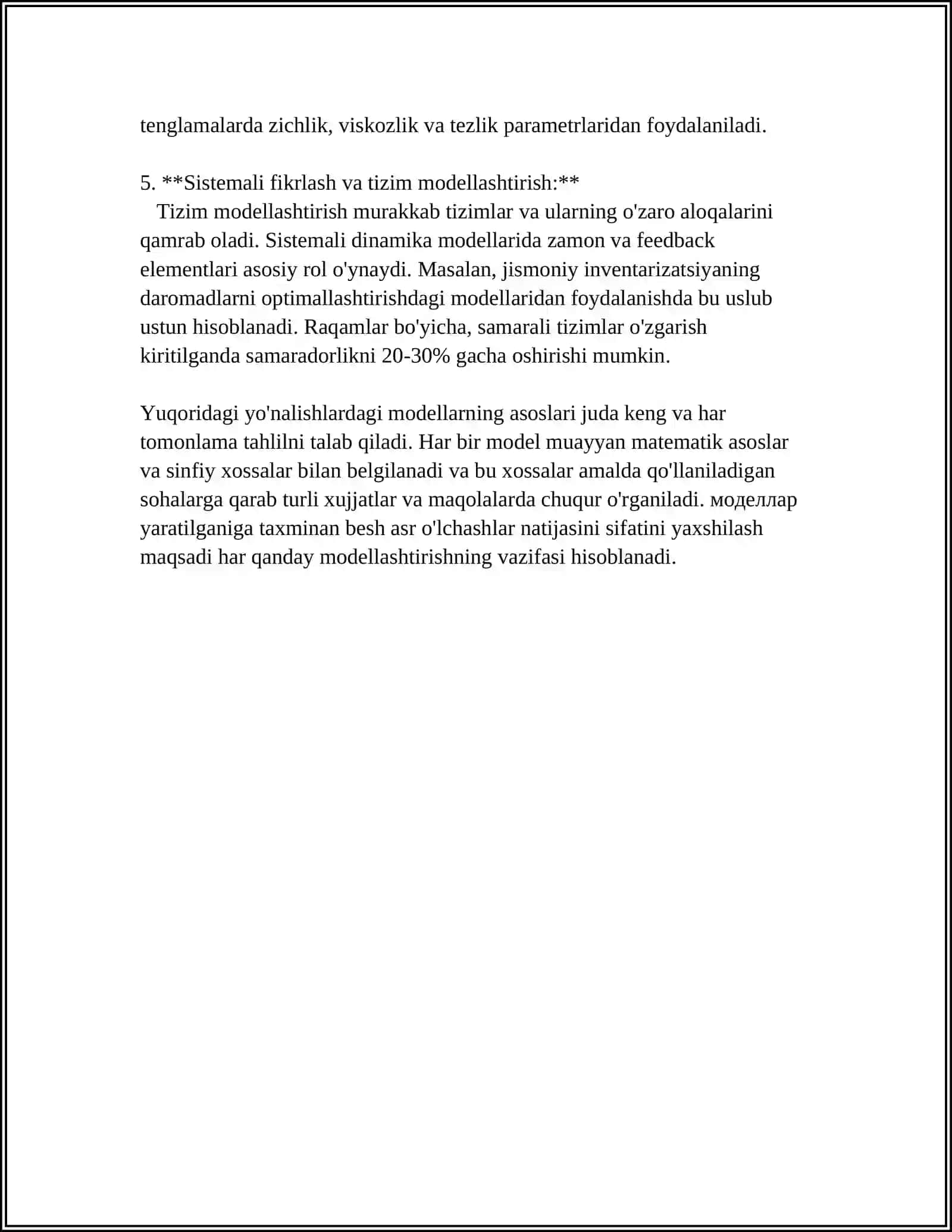 YALPI TALAB YALPI TAKLIF MODELI 4