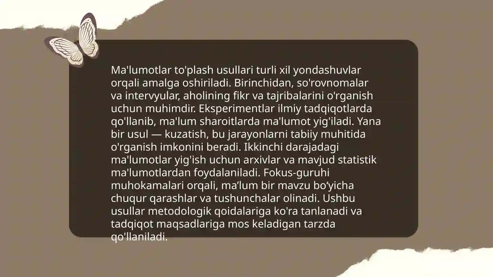 Axborotlarni mustaqil tahlil qilish koʻnikmalarini egallash 4