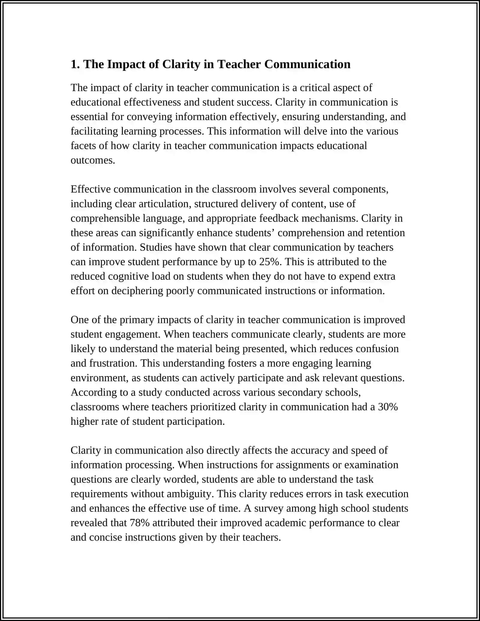THE MAIN ISSUES OF TEACHER’S SPEECH ARE CLEAR, LOGICAL, EFFECTIVE AND APPROPRIATE 4
