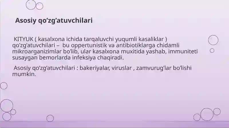 Nozokomial infeksiyalari 4