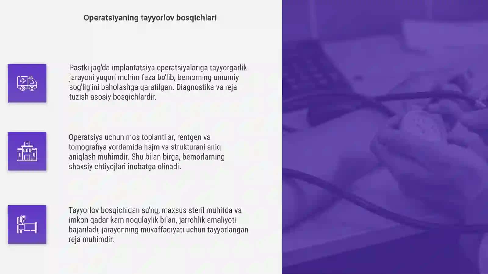 Dental implantatsiyada pastki jag'da o'tkaziladigan opiratsiyalar (augmentatsiya) 4