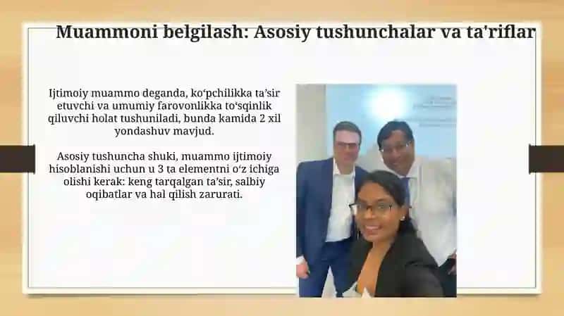 Social issues Tilaspektlariamaliyoti 4