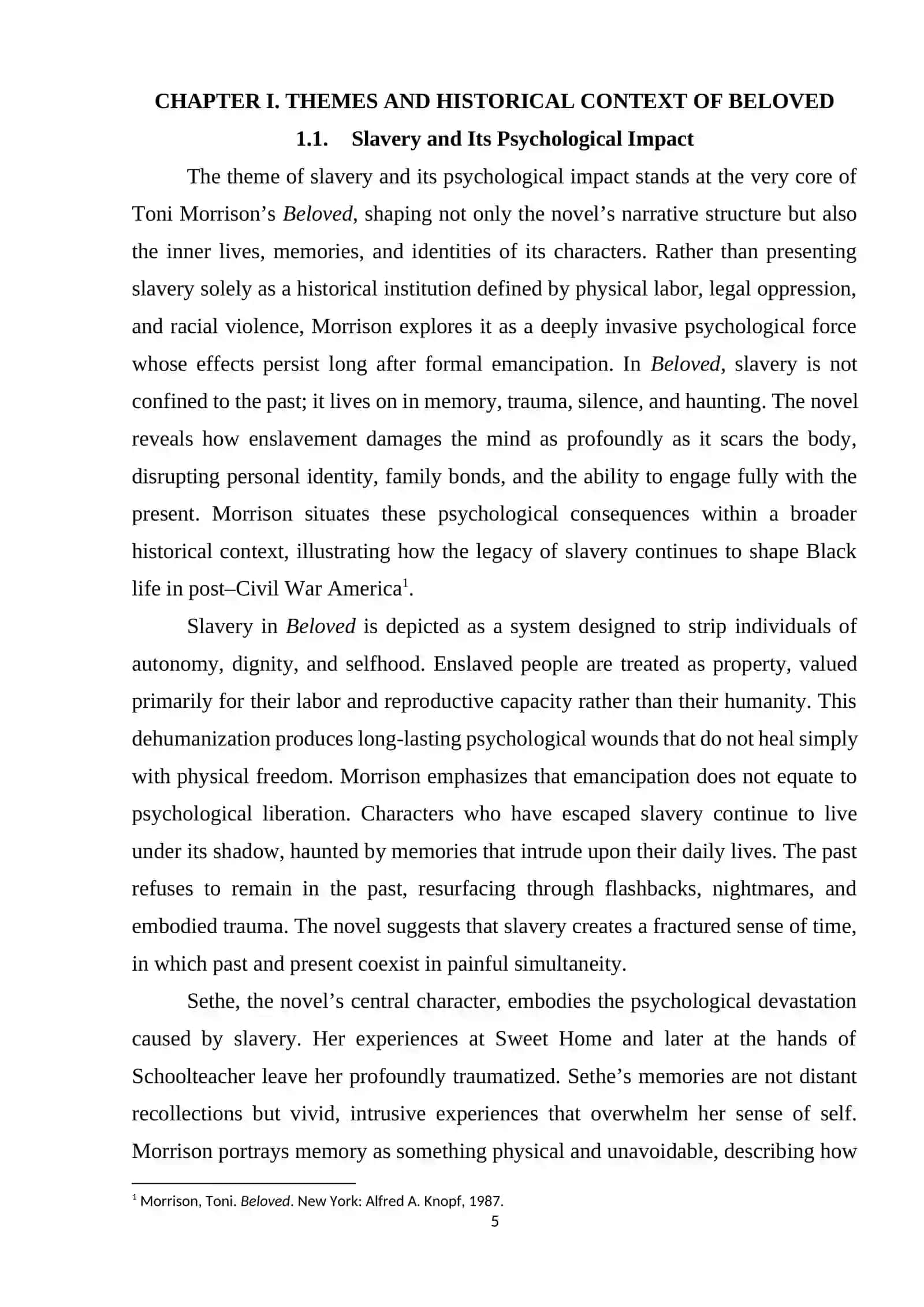 TONI MORISSON BELOVED 4