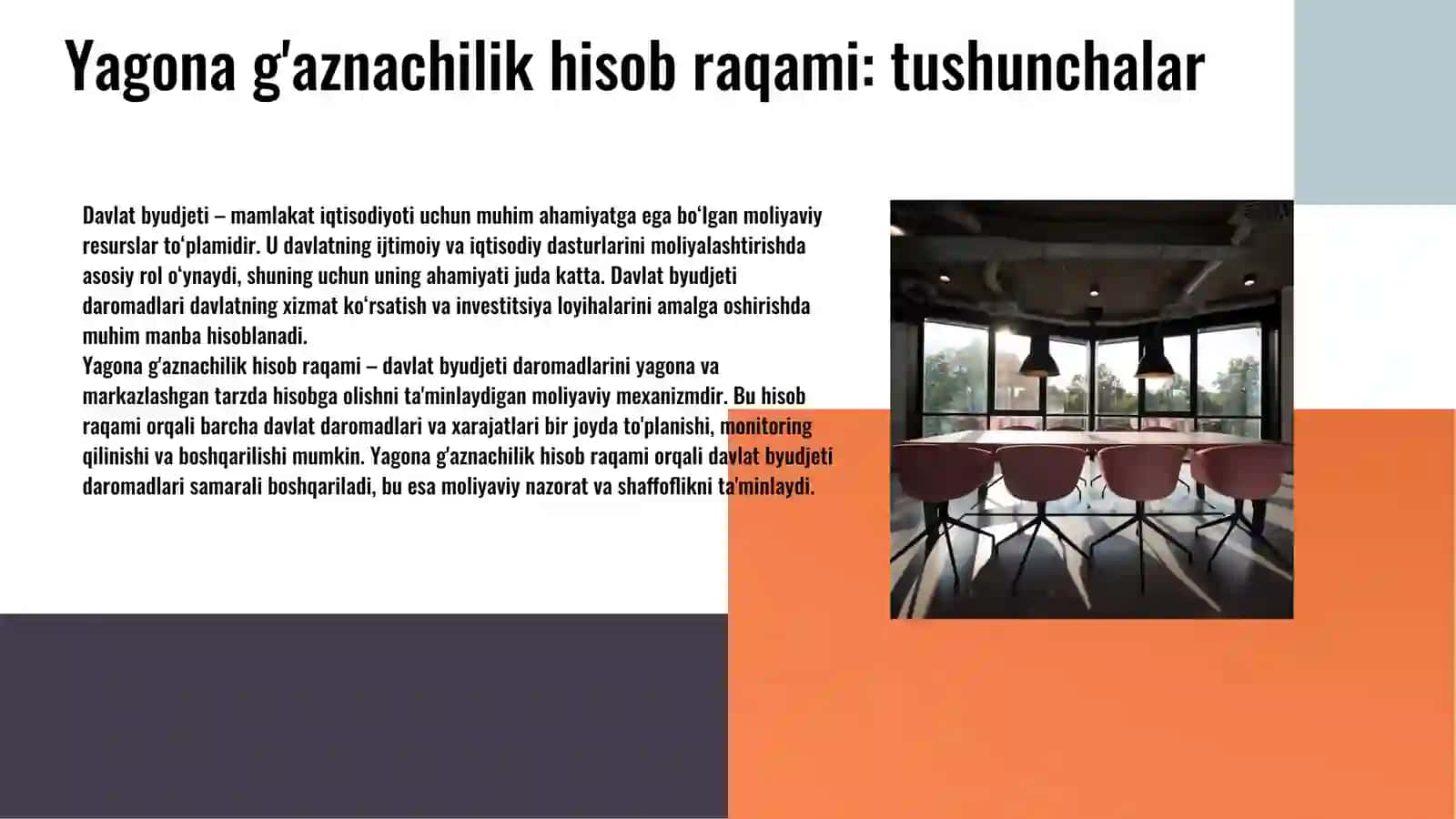 Davlat byudjeti daromadlarini yagona g'aznachilik hisob raqamida hisobga olish xususiyatlari 4