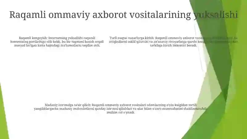 Mediamaydonda Axborot Tarqatish Madaniyati 4