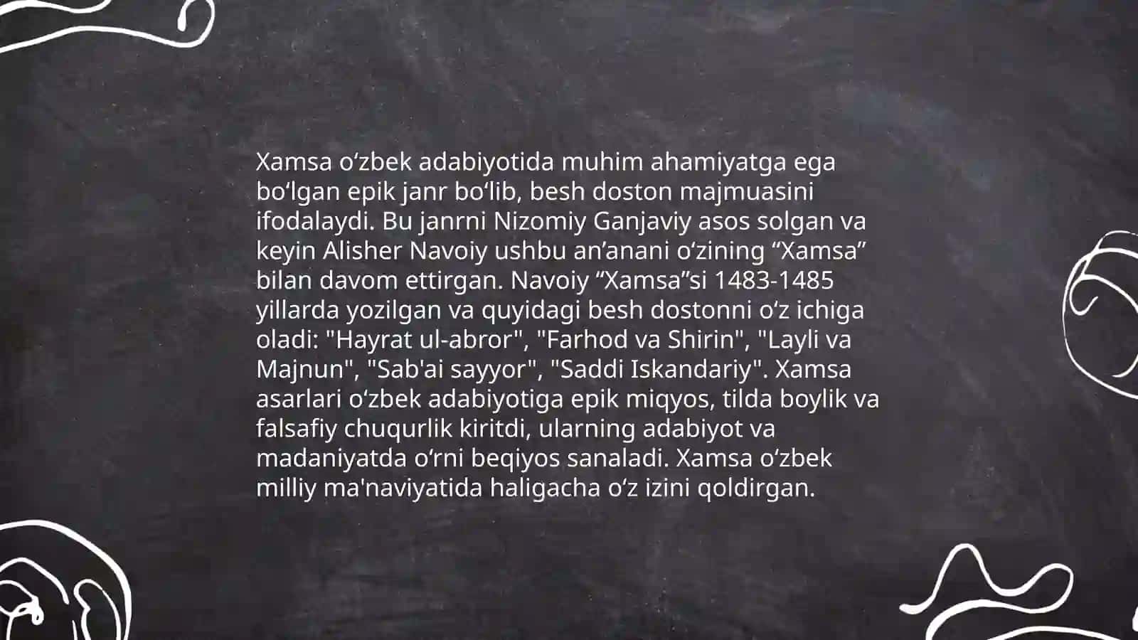Alisher Navoiy-o'zbek adabiy tilining asoschisi 4