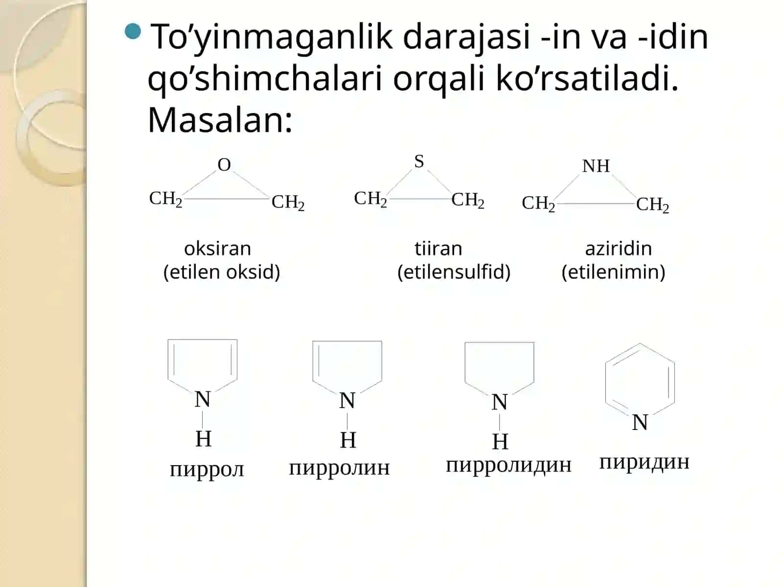 ORGANIK KIMYO - PIRAZOL KURS ISHI 4