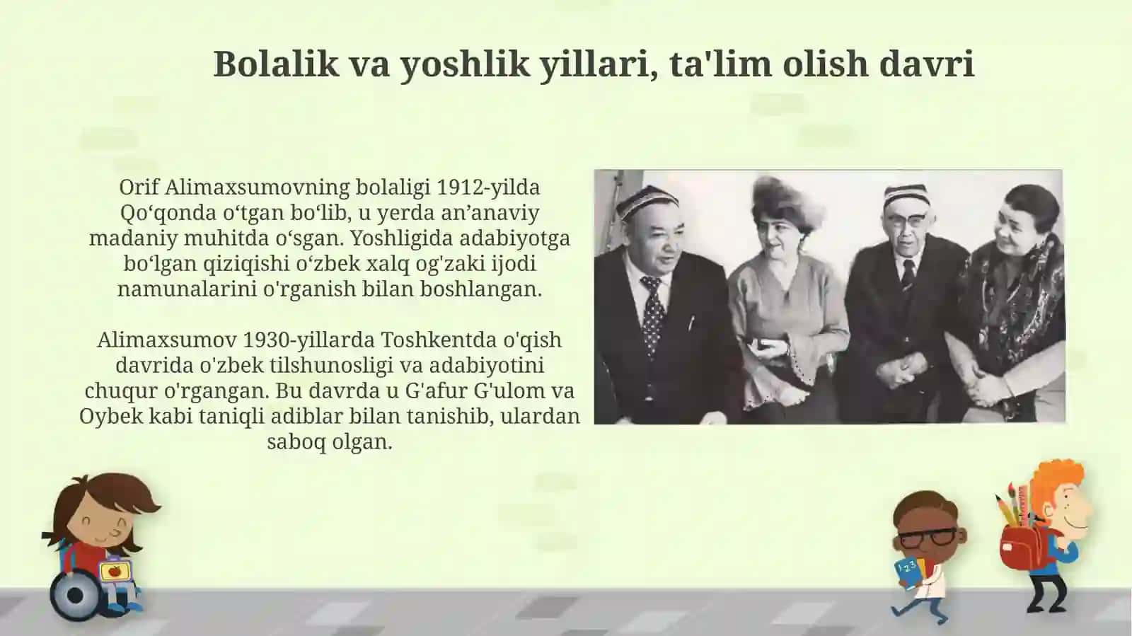 Orif Alimaxsumovning hayoti va ijodiy faoliyati 4