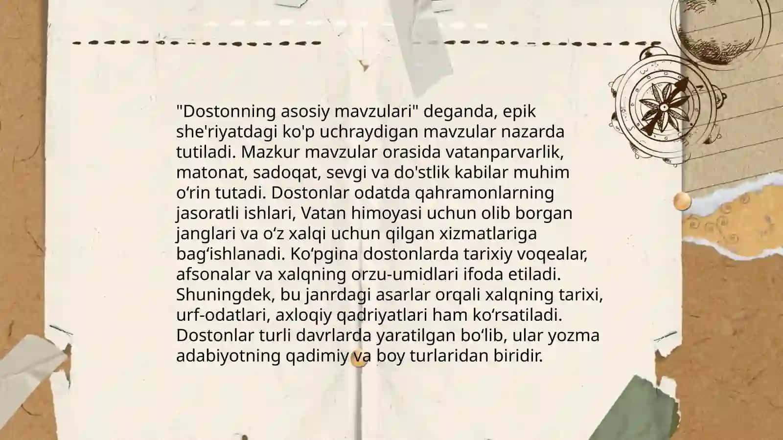 Doston janri va uning ijro xususiyatlari 4