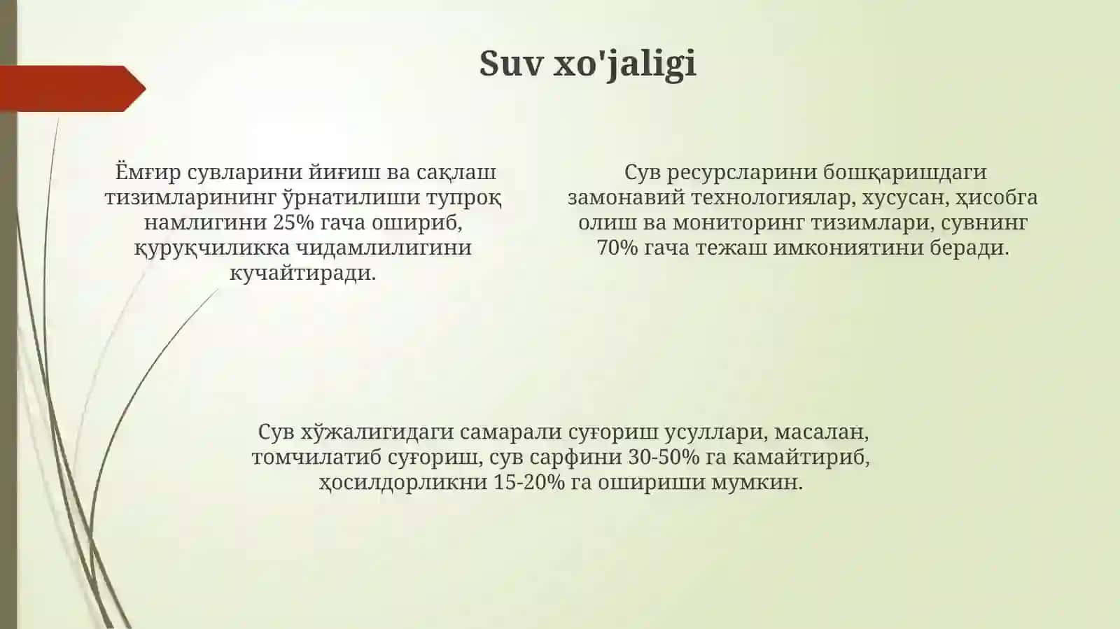 Dehqonchilikning ilmiy asoslari 4