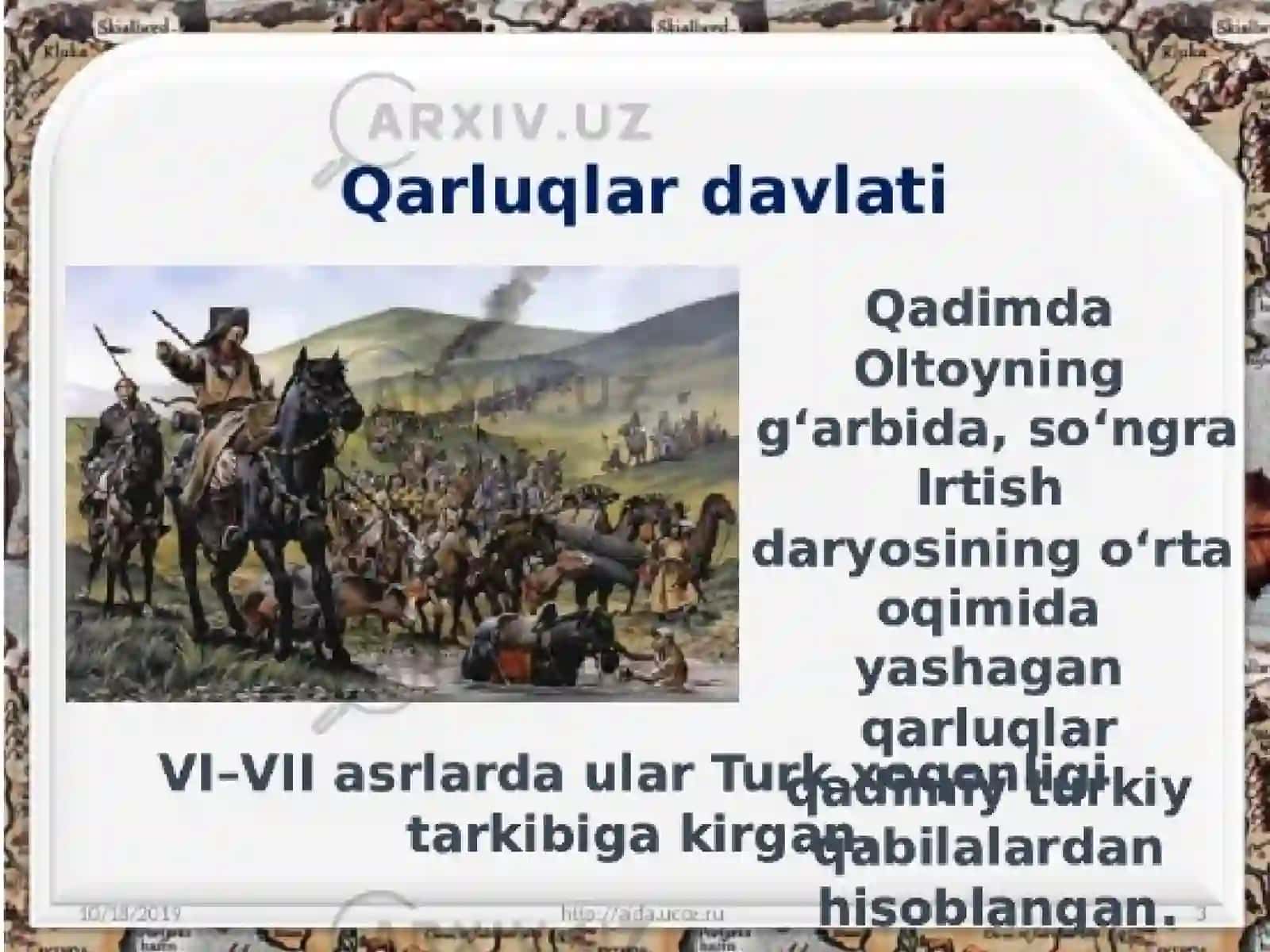 Movaraunnahr va Xuroson davlatlarining tashkil topishi. Tohiriylar va Safforiylar davlati 4