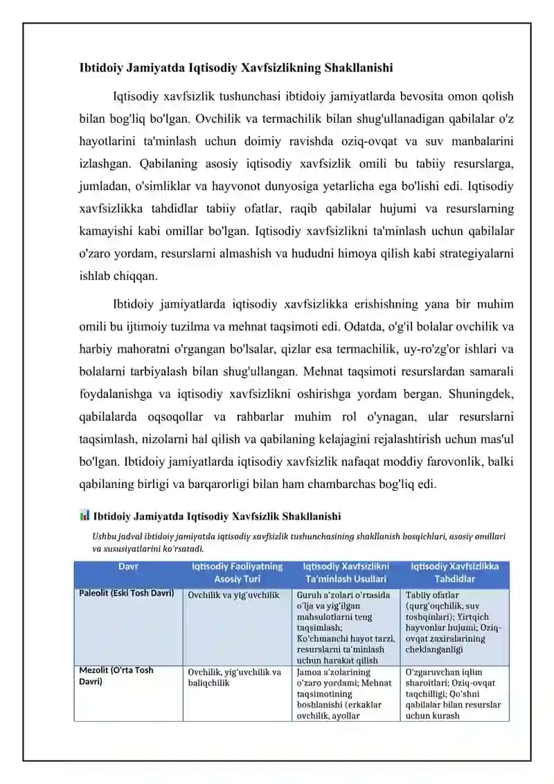 Iqtisodiy xavfsizlikning tarixiy ildizlari va evolyutsiyasi 4