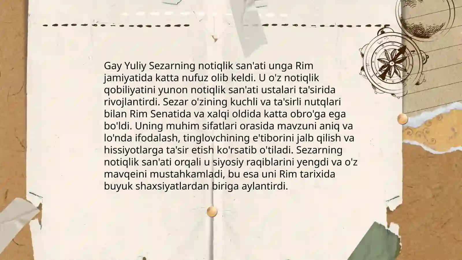 Gay Yuliy Sezor va notiqlik 4