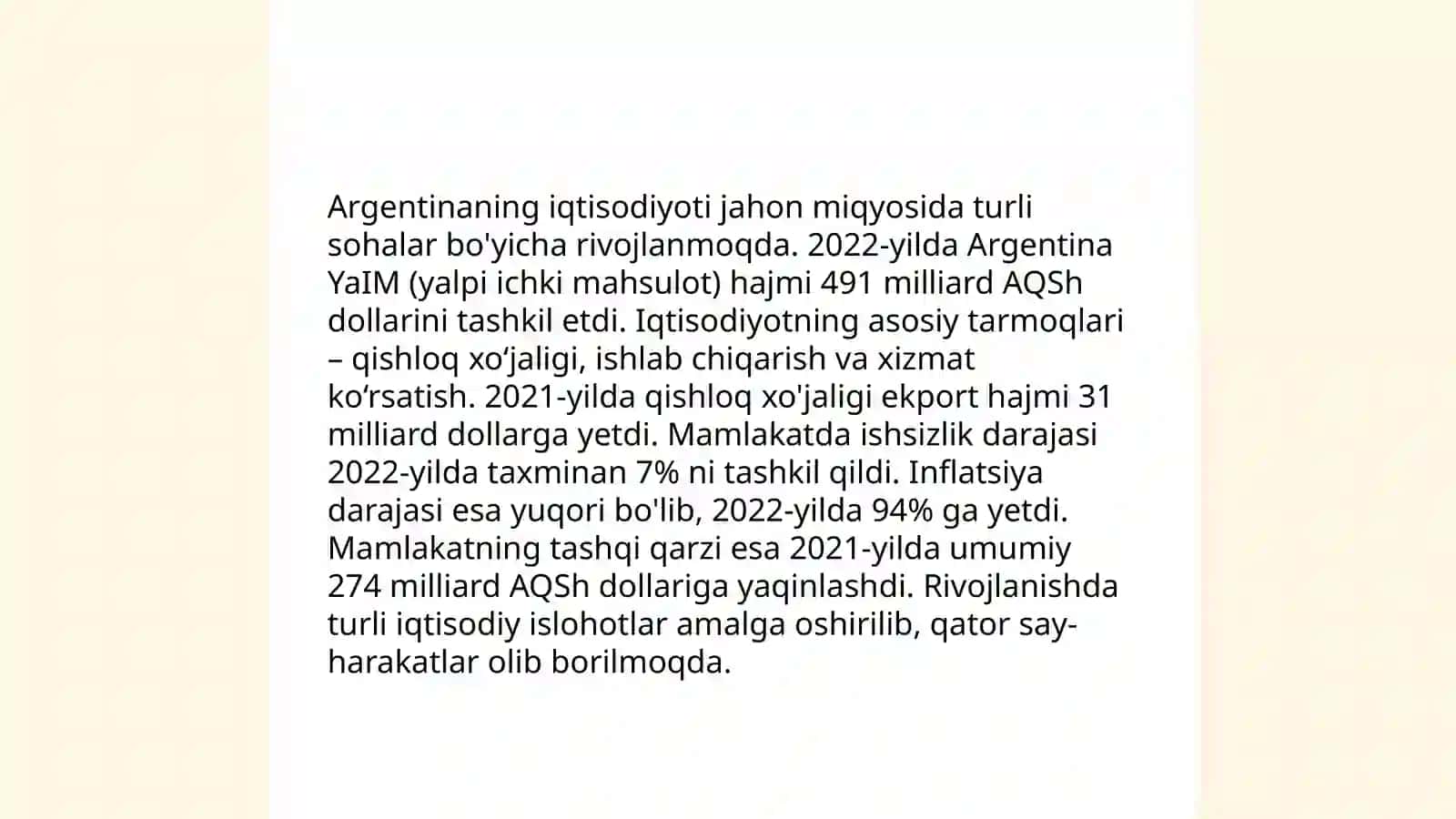 Argentina Davlati Mustaqilligining Tarixi 4