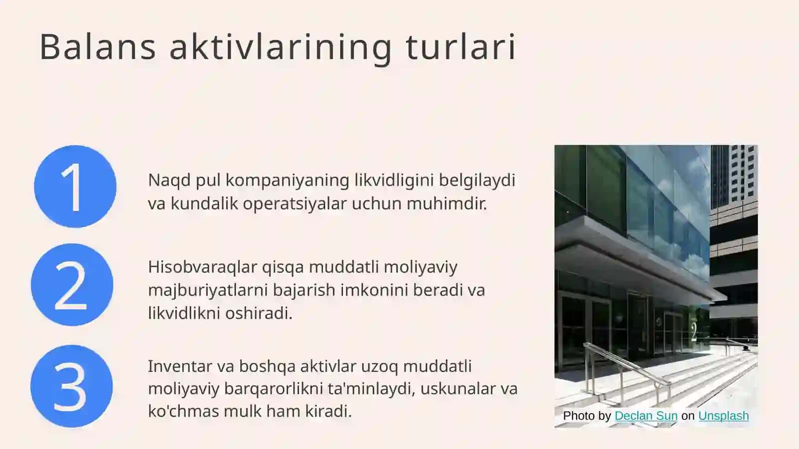 Korxonalar moliyaviy barqarorligini ta'minlashda balans aktivi tahlili 4