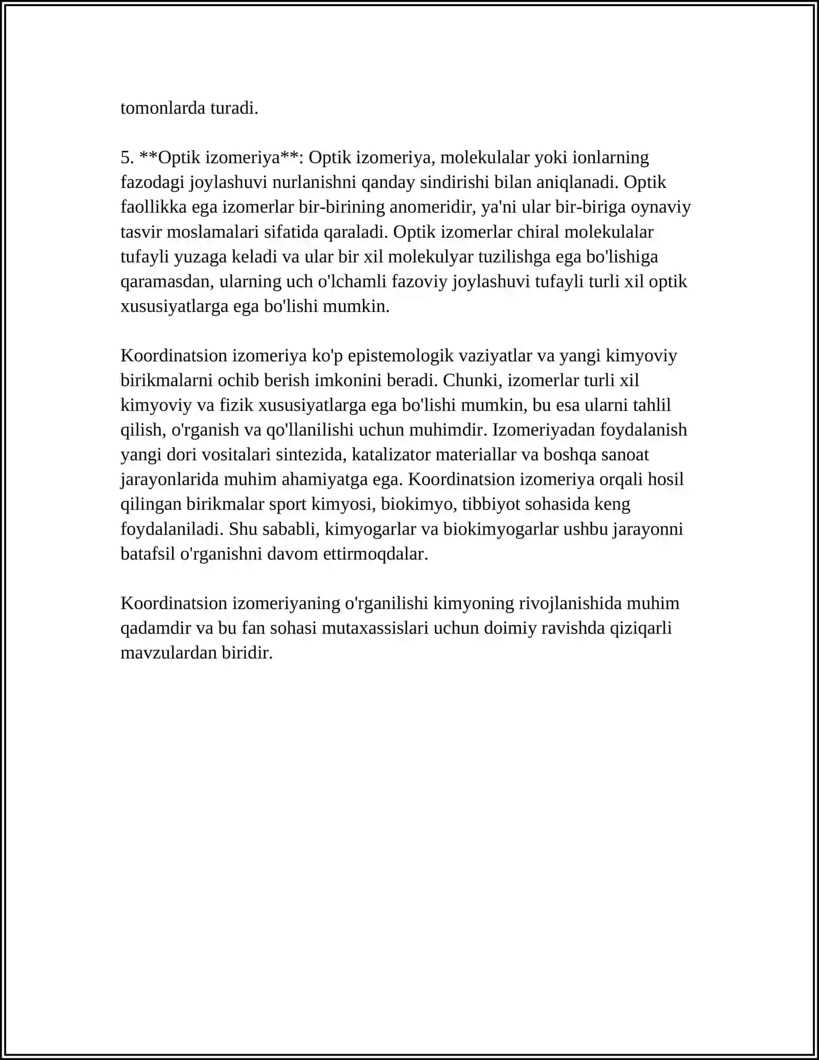 KOMPLEKS BIRIKMALARNING IZOMERIYASI 4