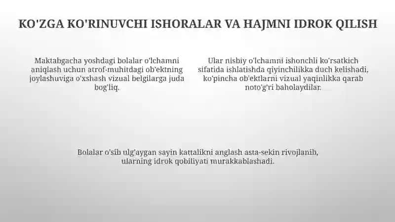 Kichkina Gigantlar: Maktabgacha yoshdagi bolalarning nostandart o'lchovi 4