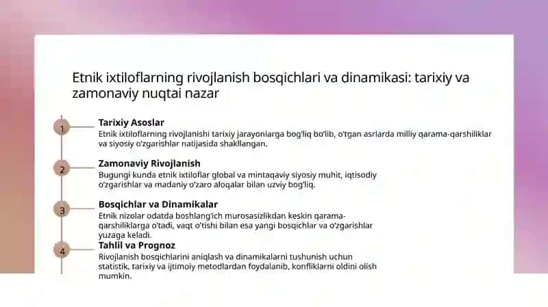Lokal va etnik ixtiqoloflarni (konfliktlarni) modellashtirish va prognoz qilish 4