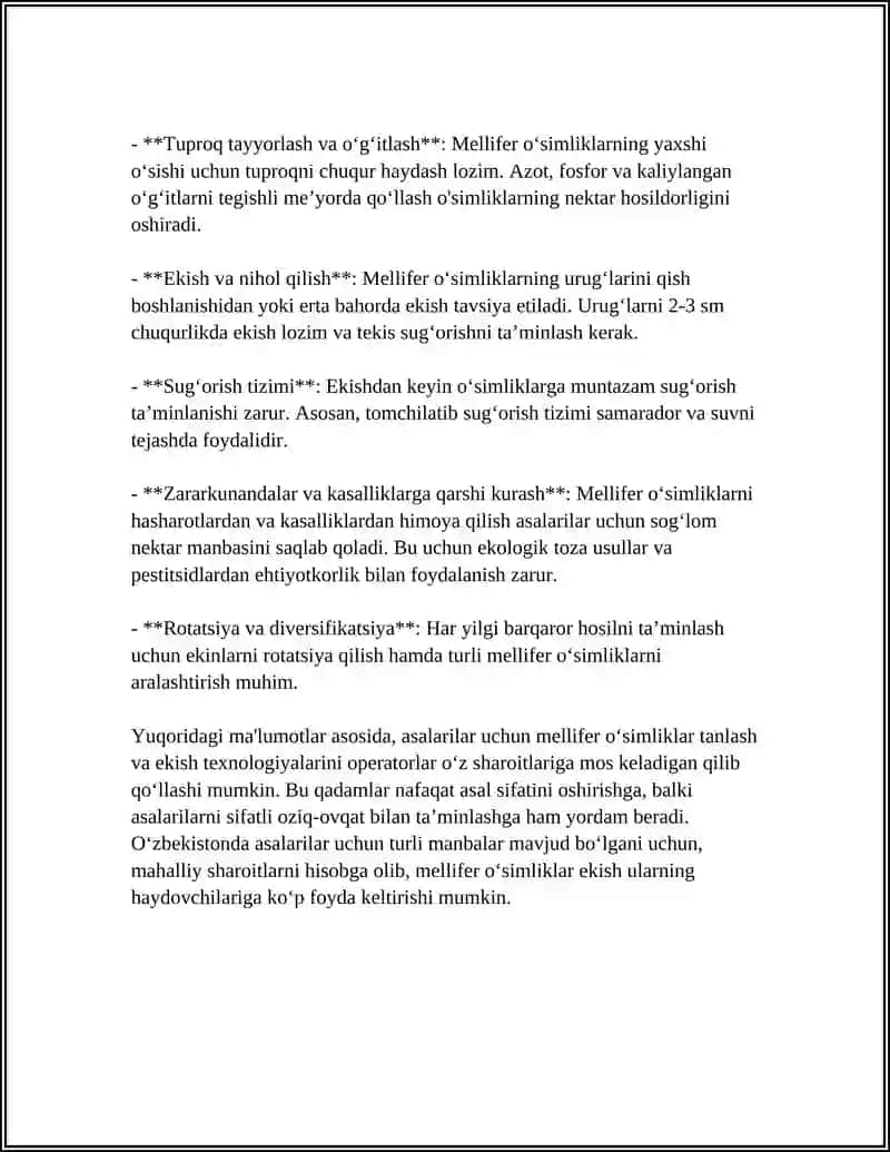 ASALARILARNI OZUQA BAZASINI KENGAYTIRISH 4
