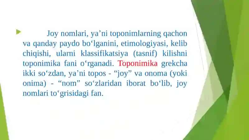 Toponimika 4