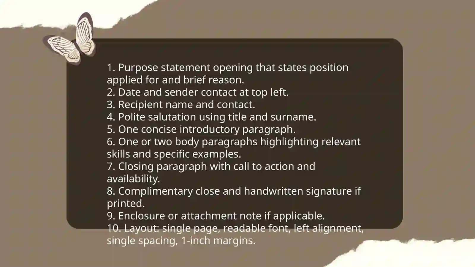 Application Letter Writing Guide 4