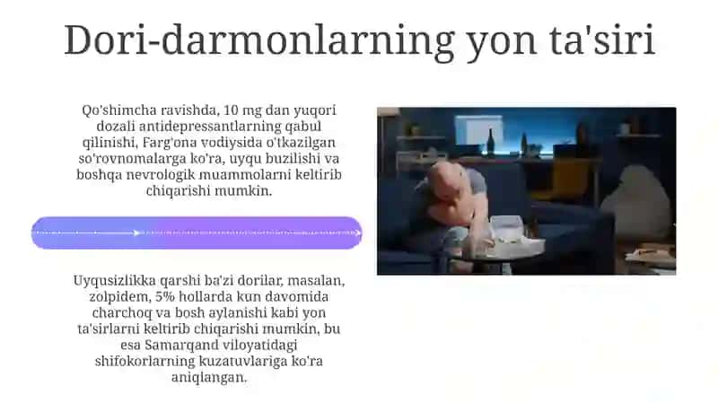 Kasalliklar va uyqu buzilishi 4