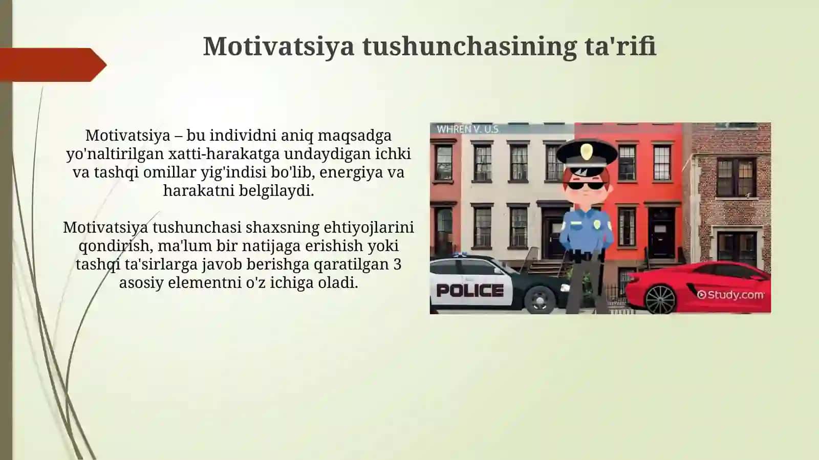 Motiv va motivatsiya tushunchalarining psihologik moxiyati 4