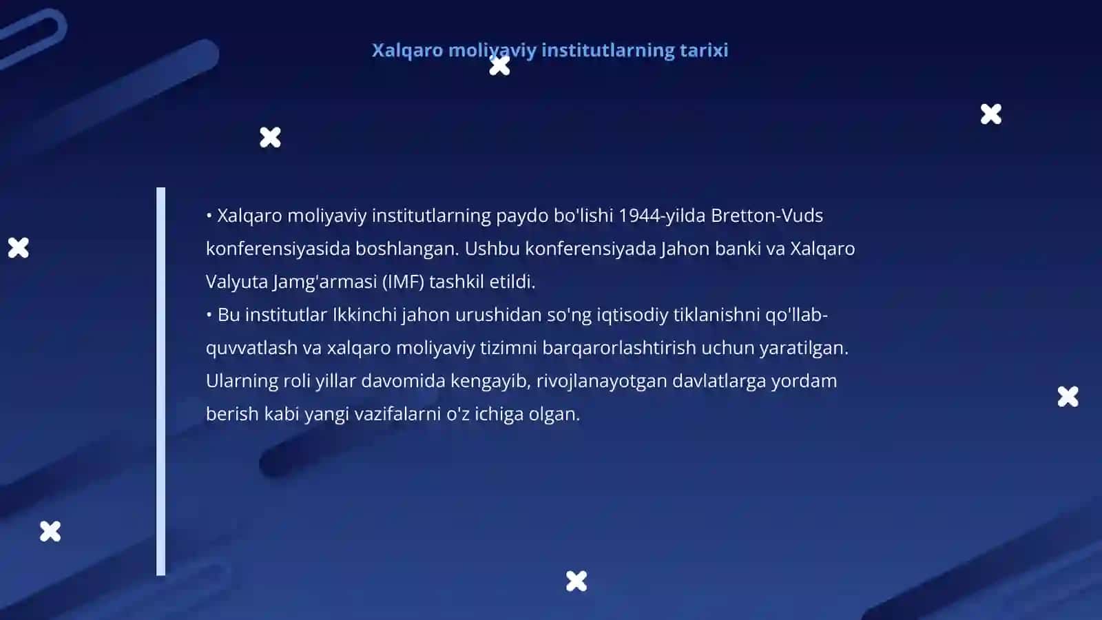 Xalqaro moliyaviy institutlar 4