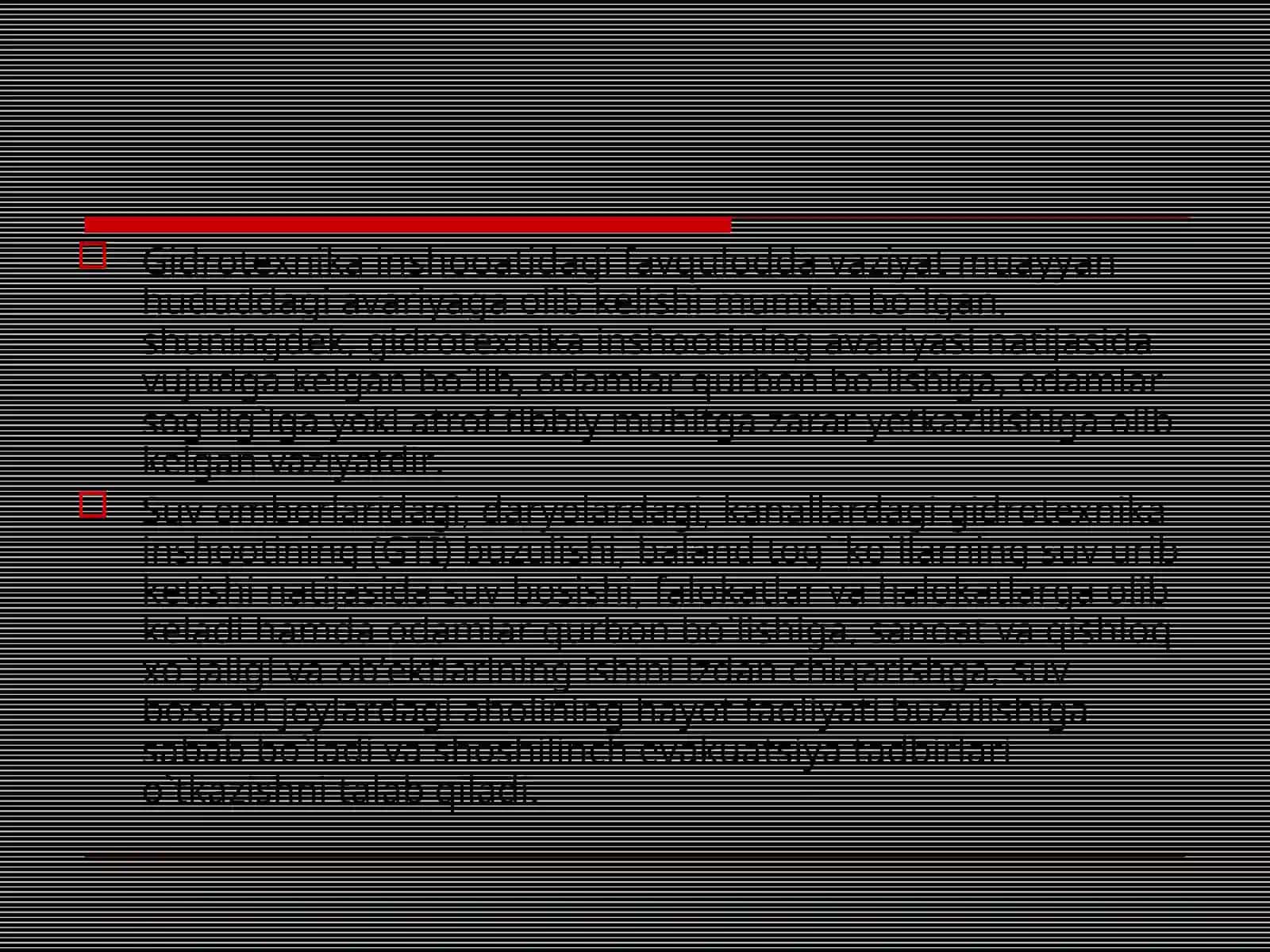 Aholini va hududlarni texnogen xususiyatli favqulodda vaziyatlardan muhofaza qilish 4