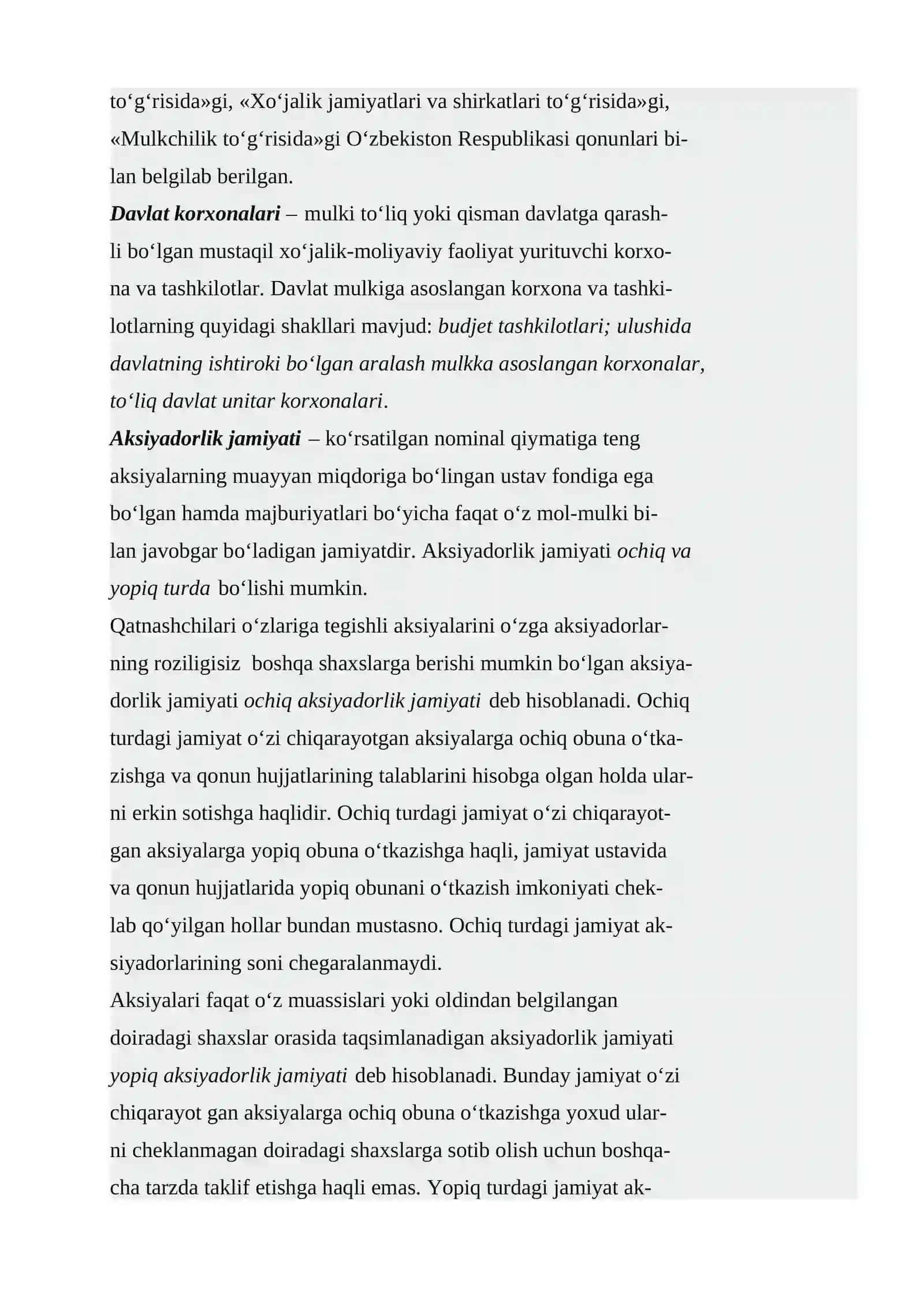 Korxonalarda moliyaviy hisobotlarni taqdim etish usullari 4