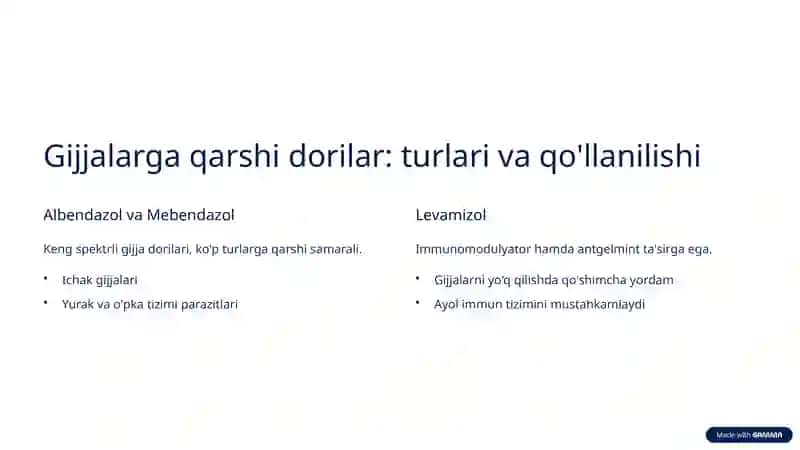 Sodda jonivorlar va gijjalar haqida umumiy ma'lumot 4