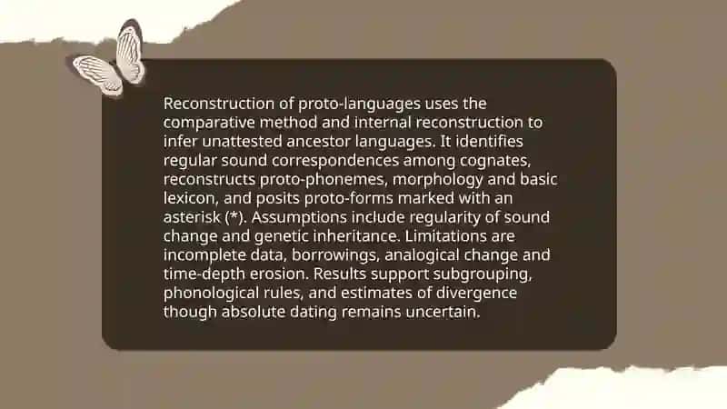 Genealogical classification of languages 4