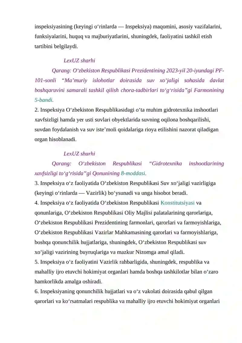 Suv transporti bilan bog‘liq huquqbuzaarliklar uchun ma’muriy javobgarlik 4