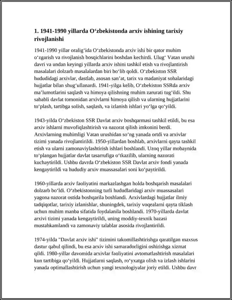 O‘zbekistonda arxiv ishi 4