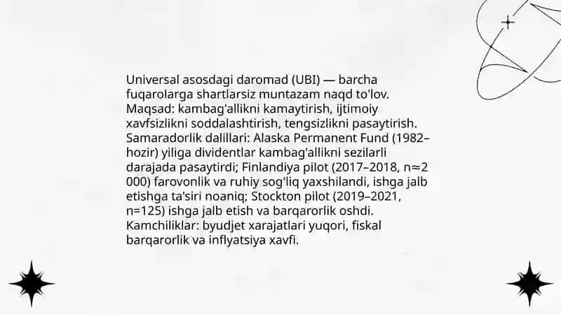 Ijtimoiy himoya va farovonlik davlatining modeli 4