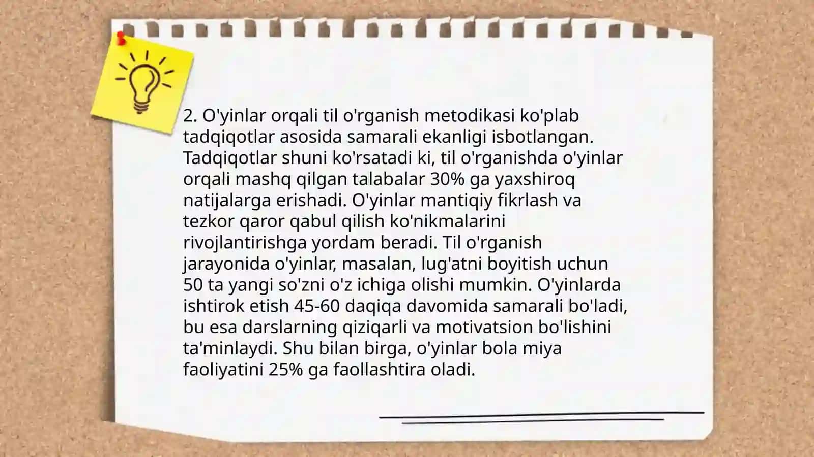 Ona tili darslarida ta'limiy o'yinlarni qo'llash 4