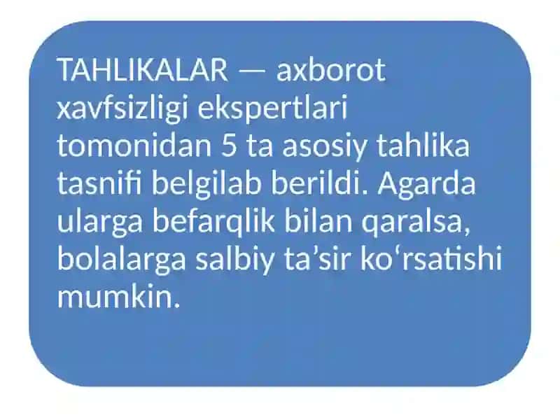 Axborotni jamiyatda tutgan o`rni va ahamiyati 4