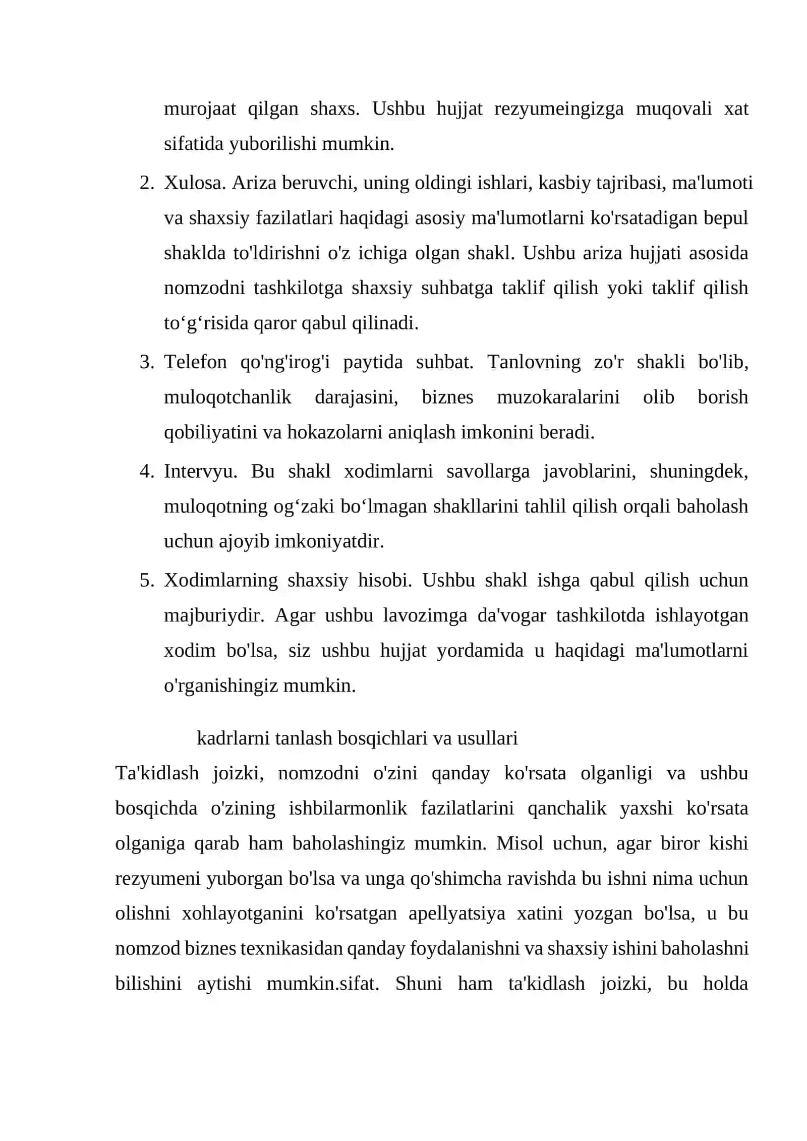 Kadrlarni ishga olish. Ish haqqi hisoblash 4