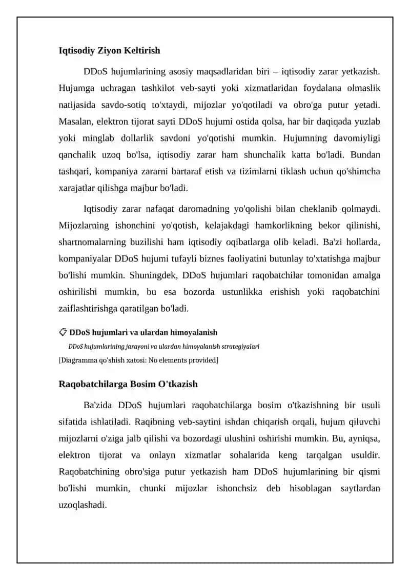 DDos hujumlari va ulardan himoyalanish 4