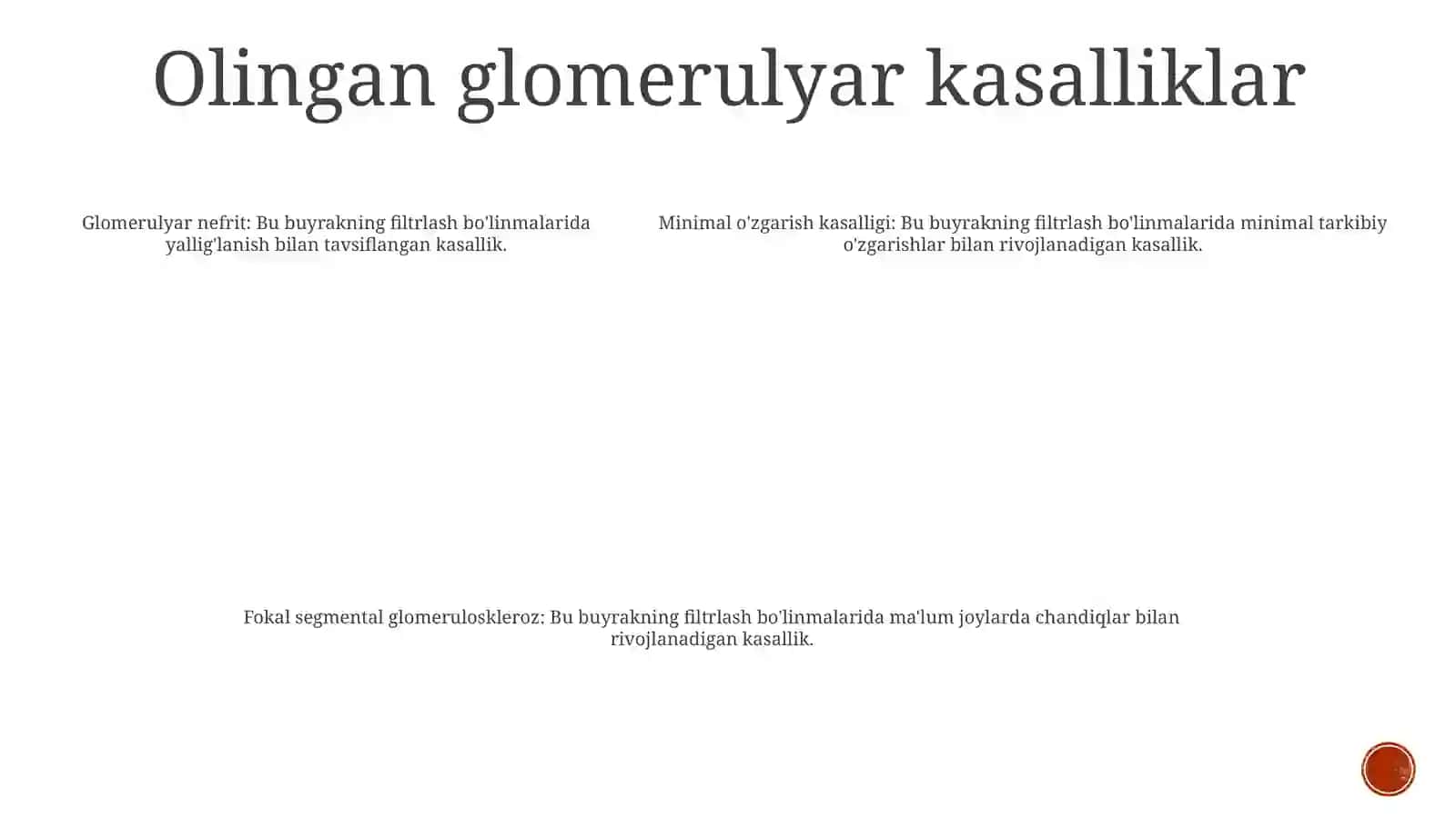 Bolalarda Buyrakning Tug'Ma VaOrttirilganKasalliklari 4