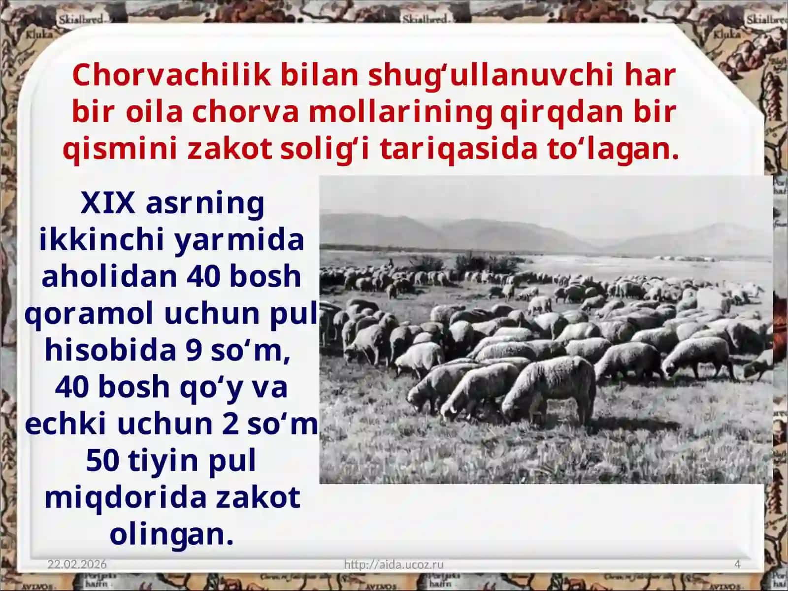 Qoraqalpoqlarda soliq va majburiyatlar 4