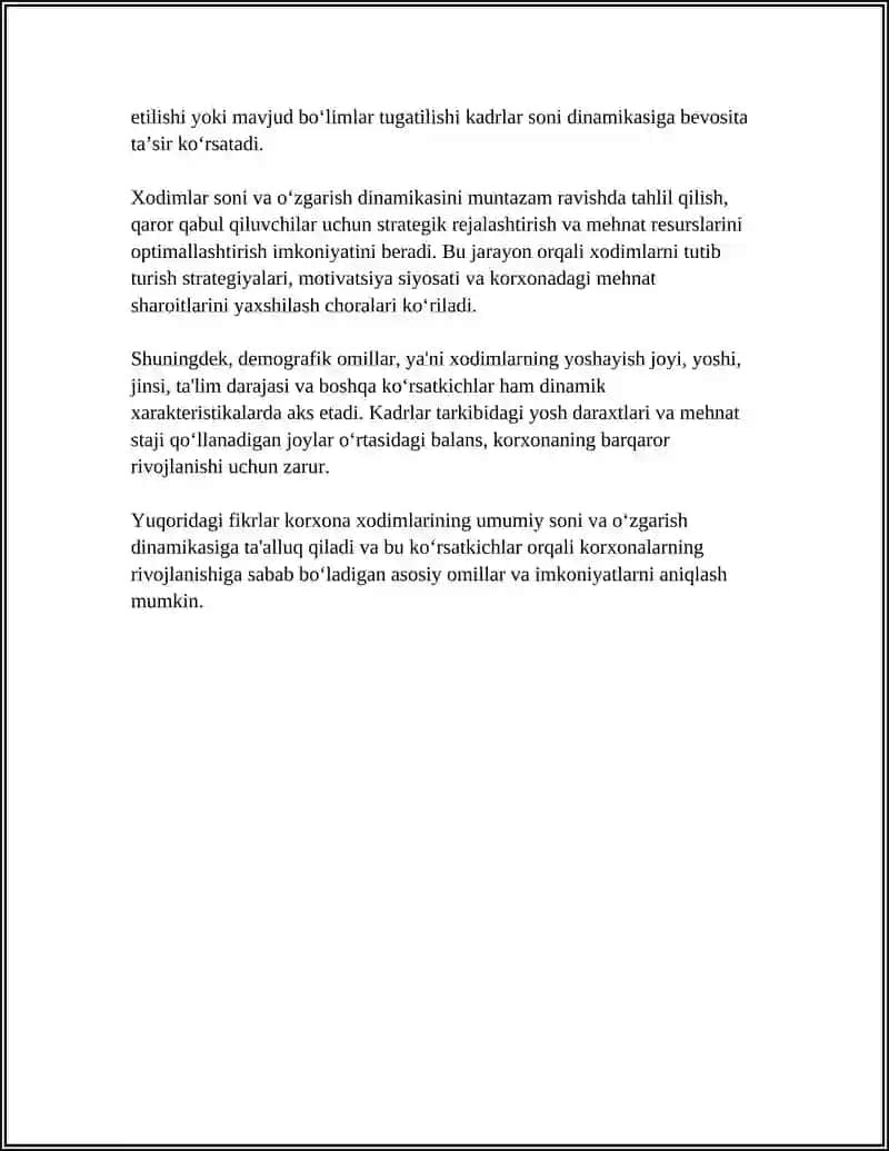 KORXONALARDA XODIMLAR STATISTIKASI KOʻRSATKICHLARI 4