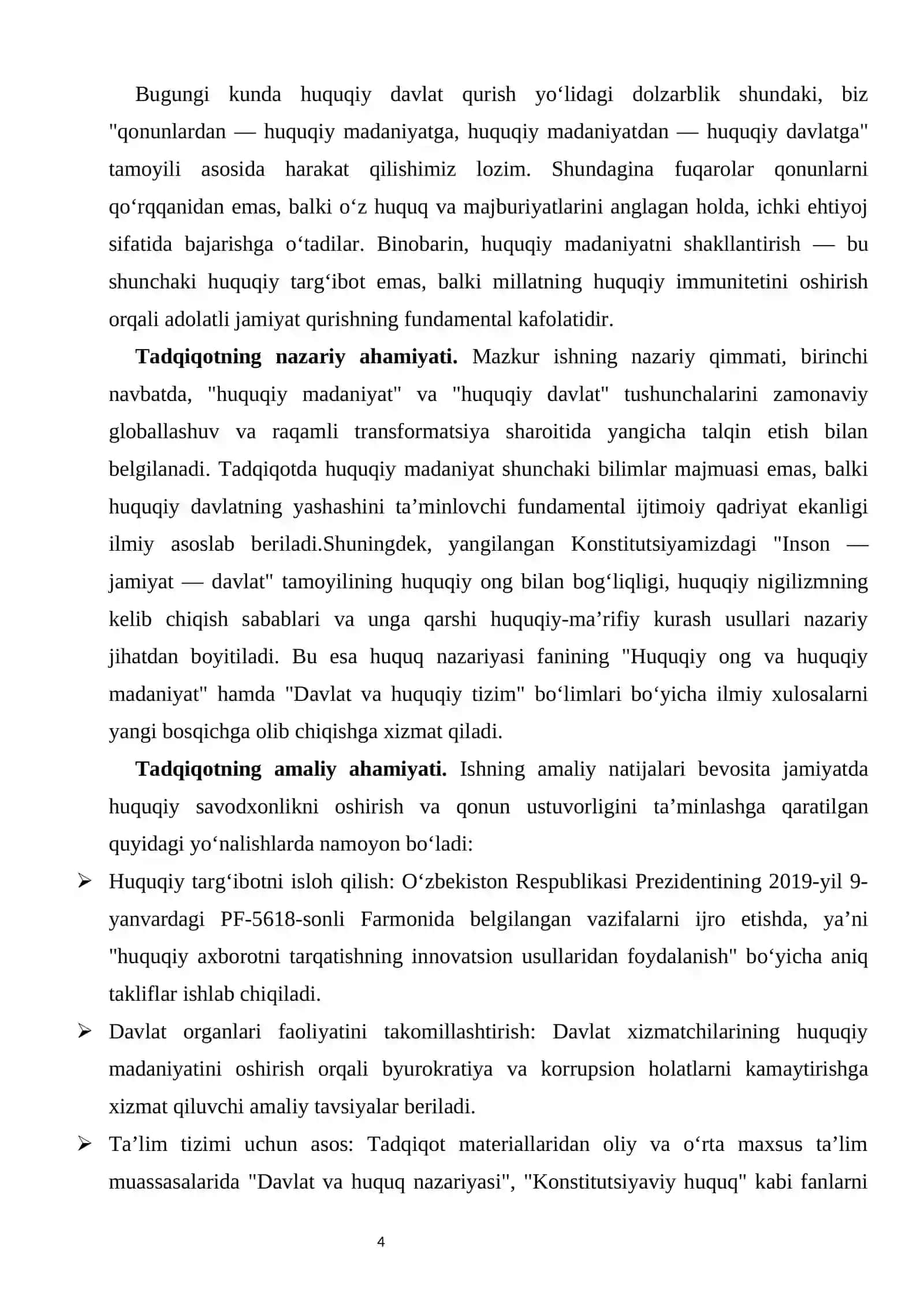 Huquqiy madaniyat va huquqiy davlat o‘rtasidagi munosabat 4