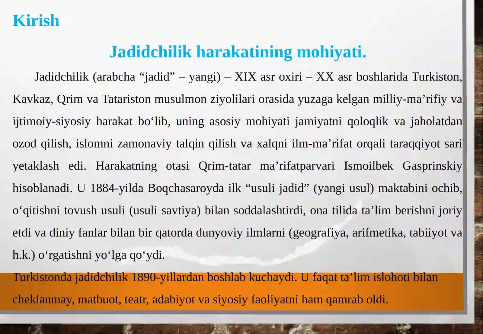 JADID MAKTABLARI OCHILISHIDA MUNAVVARQORI ABDURASHIDXONOVNING O‘RNI 4